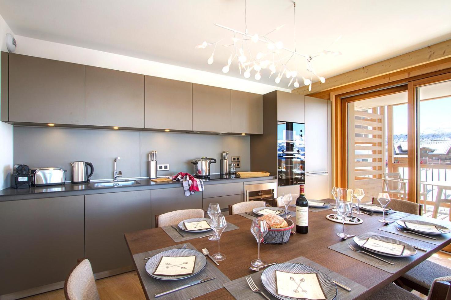 Residence Phoenix A By Leavetown Vacations Alpe d'Huez Kamer foto