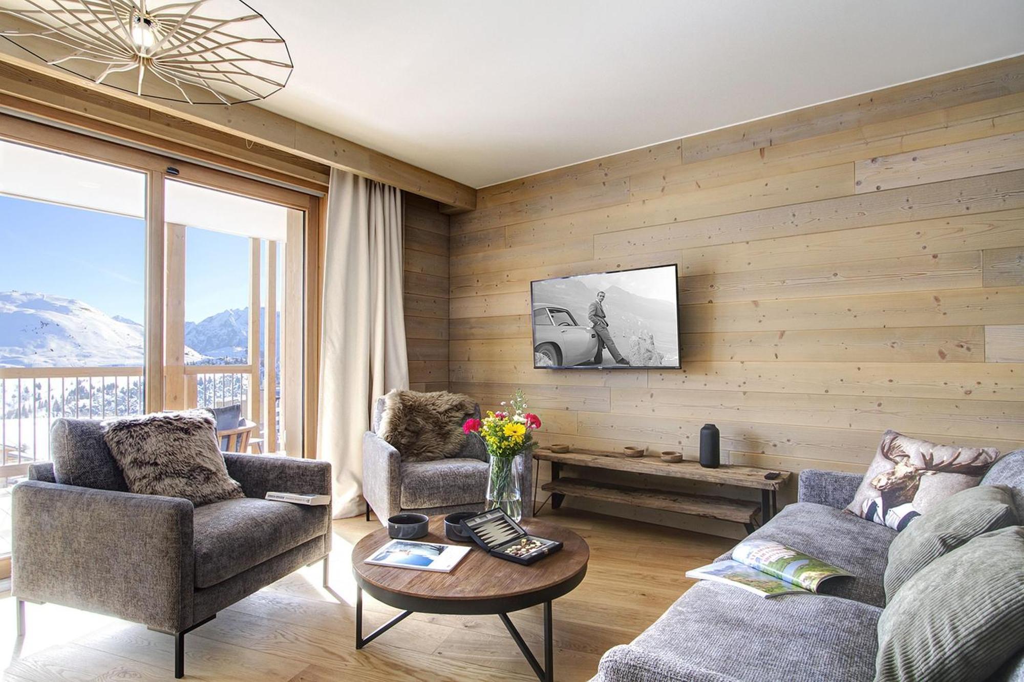 Residence Phoenix A By Leavetown Vacations Alpe d'Huez Kamer foto