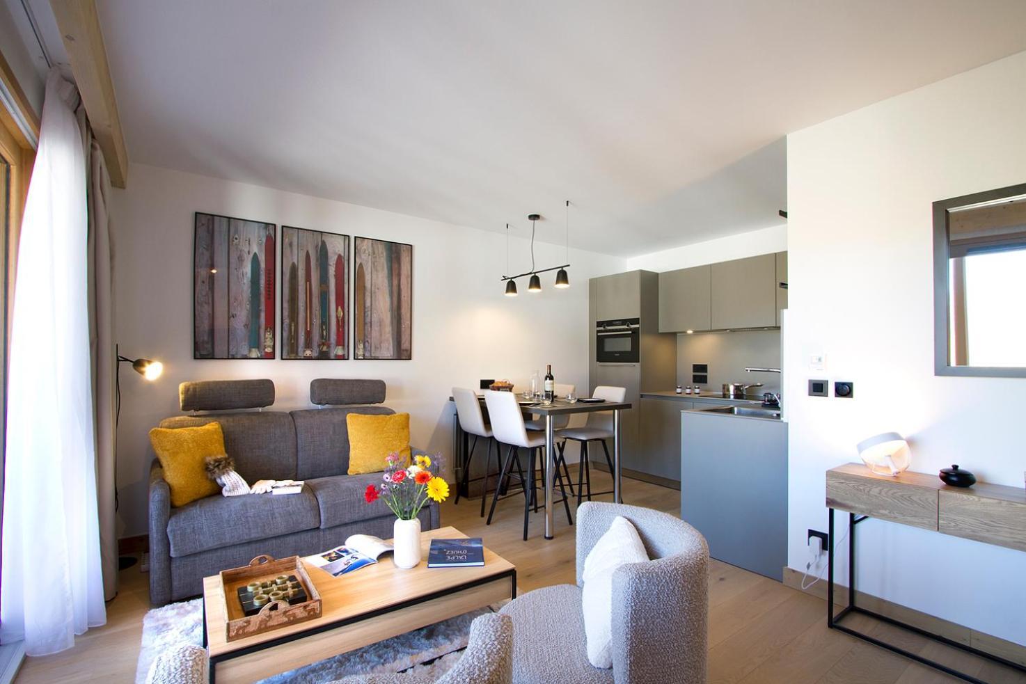 Residence Phoenix A By Leavetown Vacations Alpe d'Huez Kamer foto