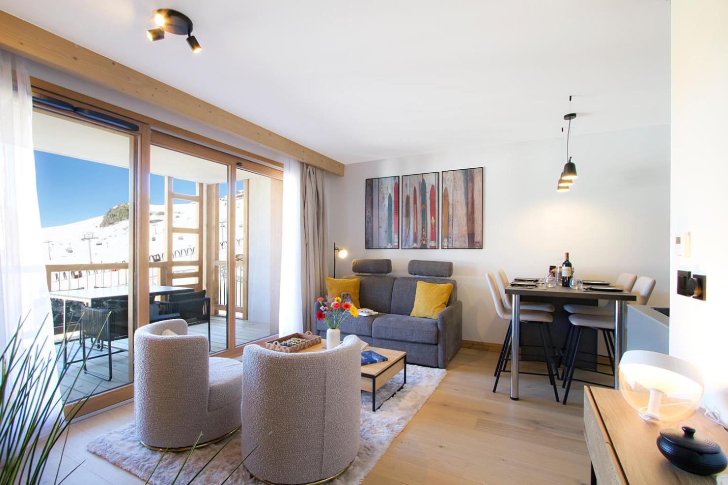Residence Phoenix A By Leavetown Vacations Alpe d'Huez Kamer foto