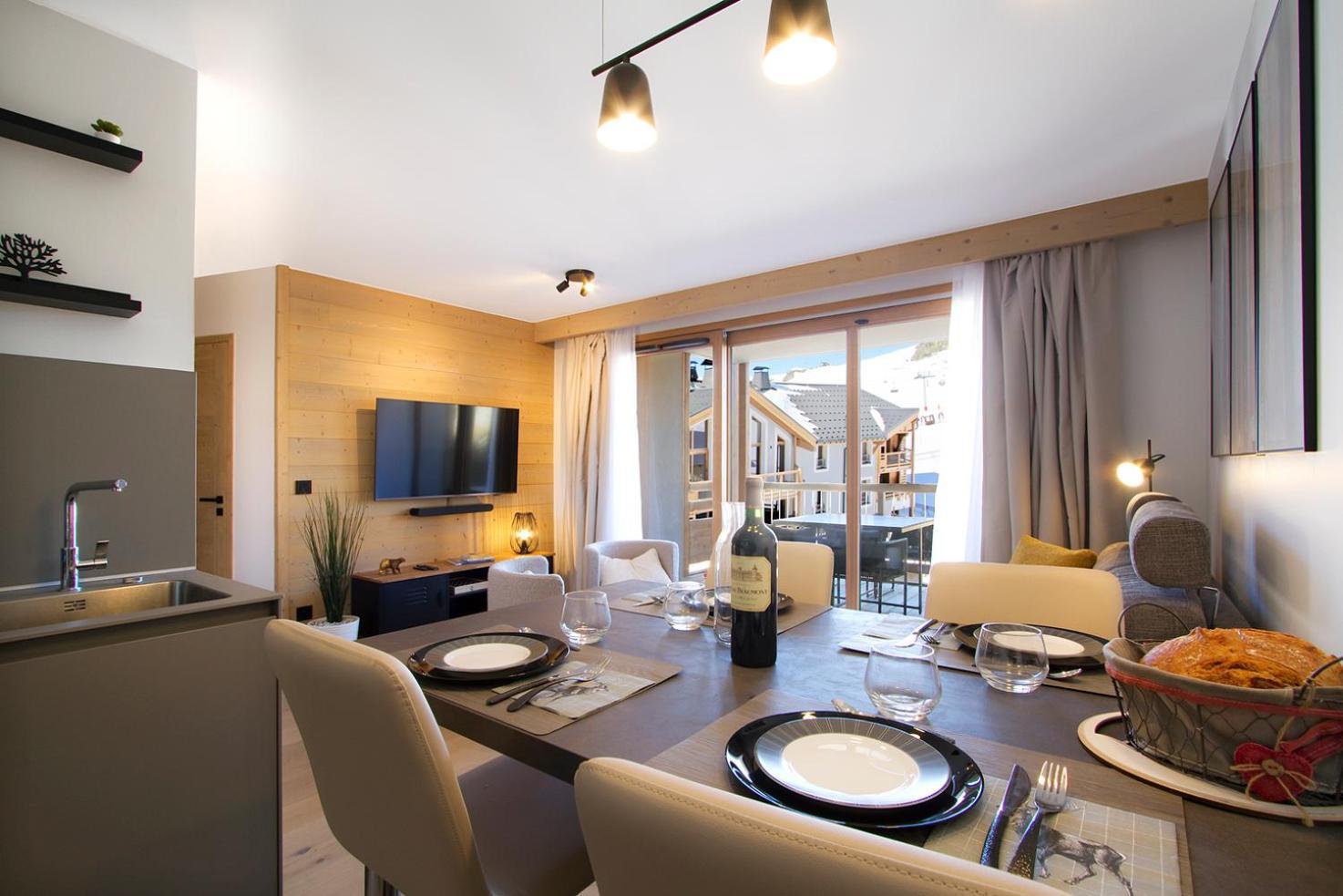Residence Phoenix A By Leavetown Vacations Alpe d'Huez Kamer foto